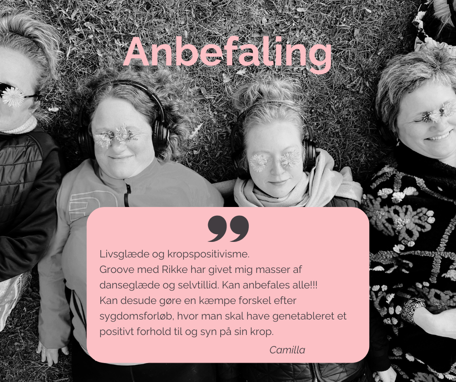 Anbefaling fra Camilla der danser Groove hos rikke hver torsdag